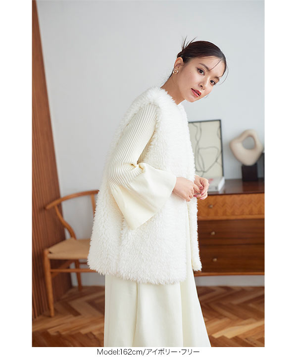 ワンピース レディース 40代 50代 30代 フレアスリーブ ニット 長袖