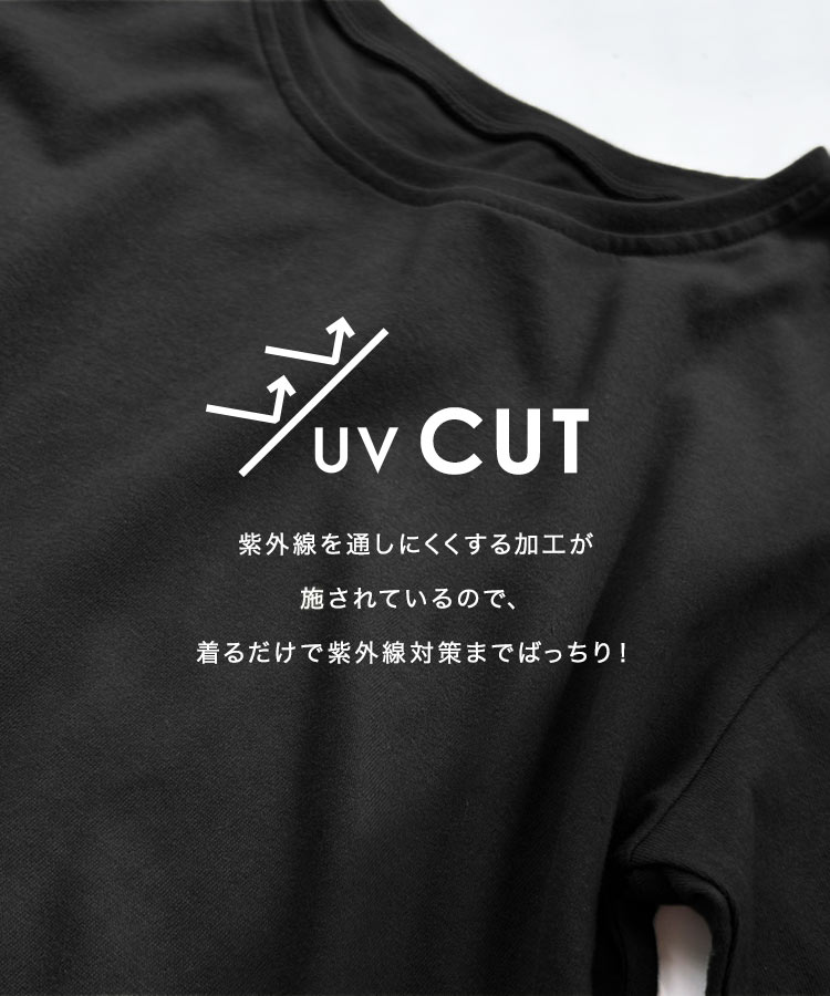 カットソー ML汗じみ防止 UVカット カップ付きノースリーブワンピース ベーシック シンプル ワンピース E3519