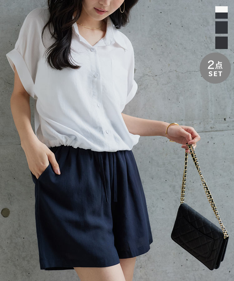 KOBE LETTUCE（神戸レタス） セットアップ レディース 夏 40代 シャツ