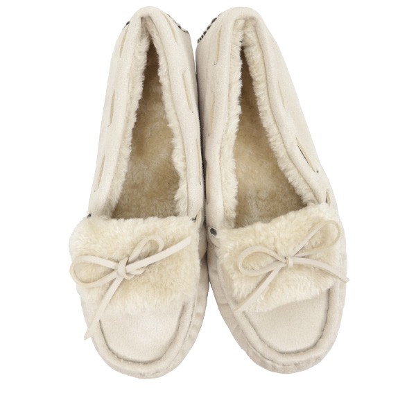 KOBE LETTUCE（神戸レタス） モカシン パンプス ファー ムートン 秋冬