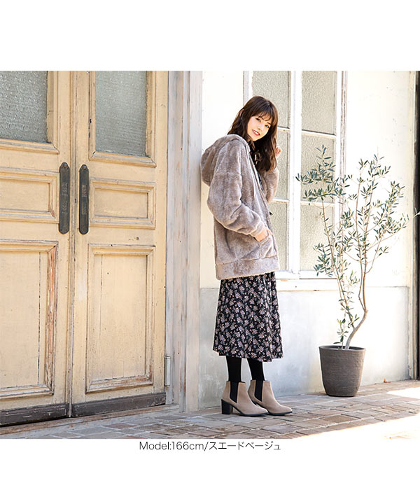 KOBE LETTUCE ショートブーツ レディース サイドゴア 歩きやすい