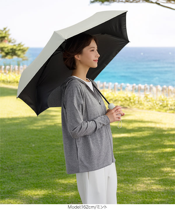KOBE LETTUCE（神戸レタス） 日傘 折りたたみ 晴雨兼用 ハンディファン