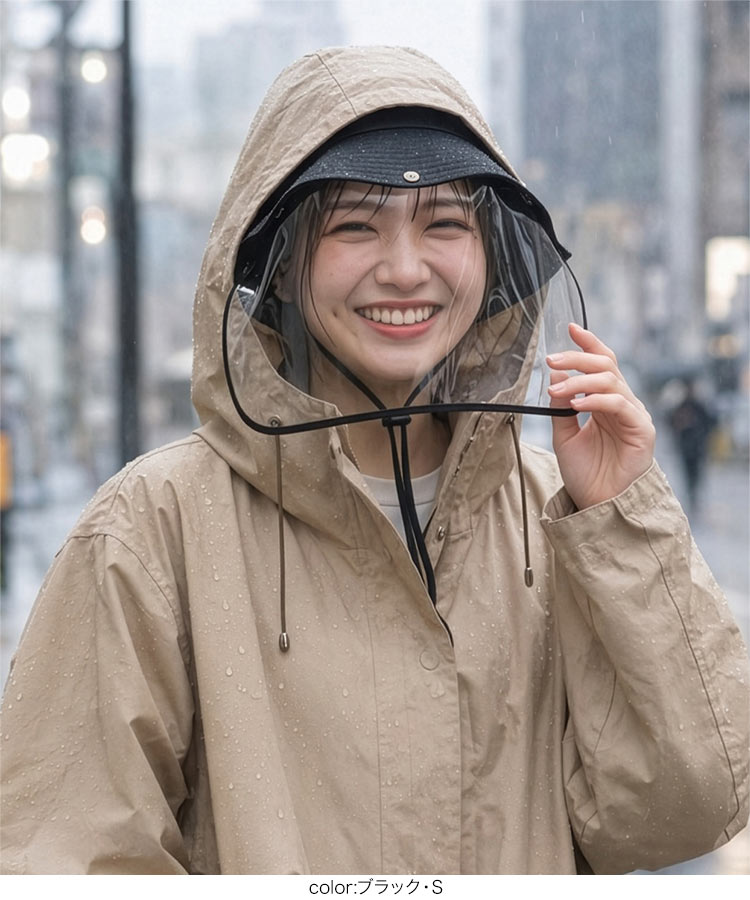 バケットハット 撥水・UVカット雨除けレインハット レディース 20代 30代 40代 帽子 ハット バケハ J1220