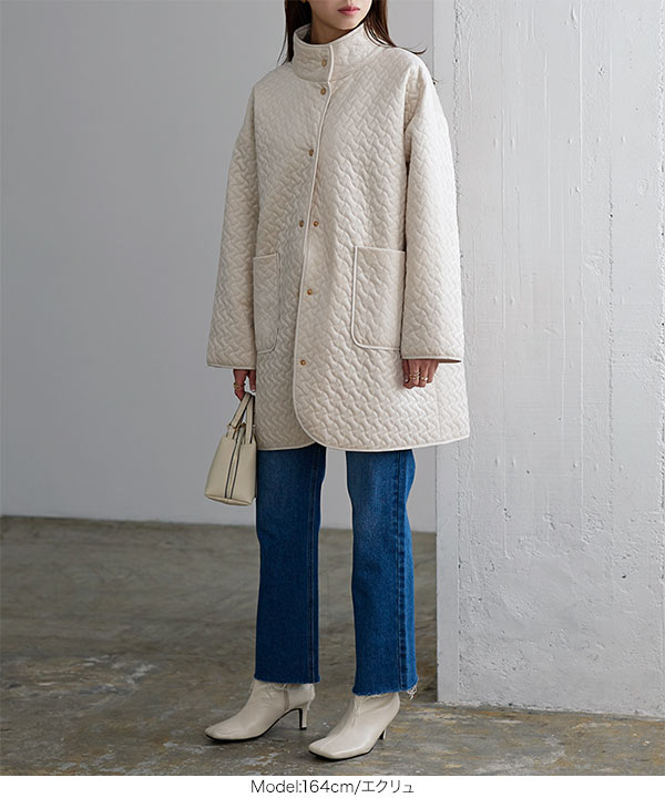 KOBE LETTUCE（神戸レタス） キルティングコート 冬 中綿コート 軽い