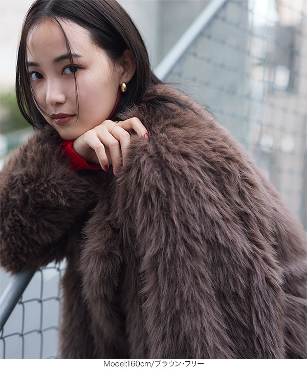 KOBE LETTUCE（神戸レタス） コート レディース 冬 長袖 ファー