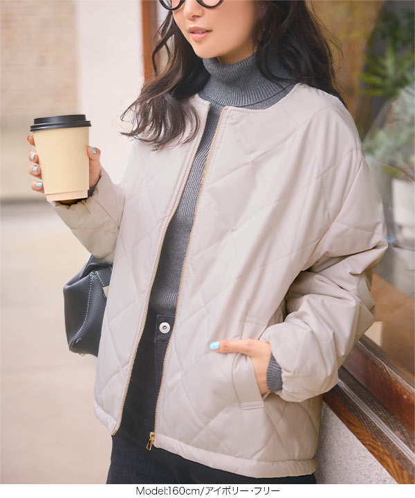 KOBE LETTUCE（神戸レタス） キルティングコート レディース ノー