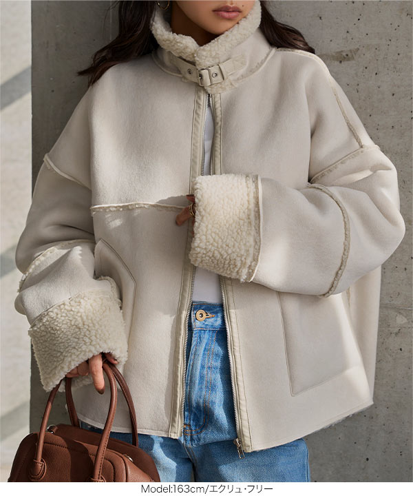 KOBE LETTUCE（神戸レタス） アウター レディース 冬 ムートン