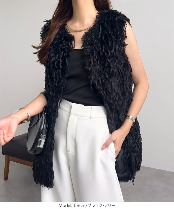 KOBE LETTUCE 日替わりセール ファーベスト レディース ベスト ジレ