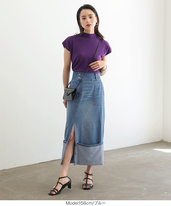 KOBE LETTUCE スカート タイトスカート レディース デニム コットン