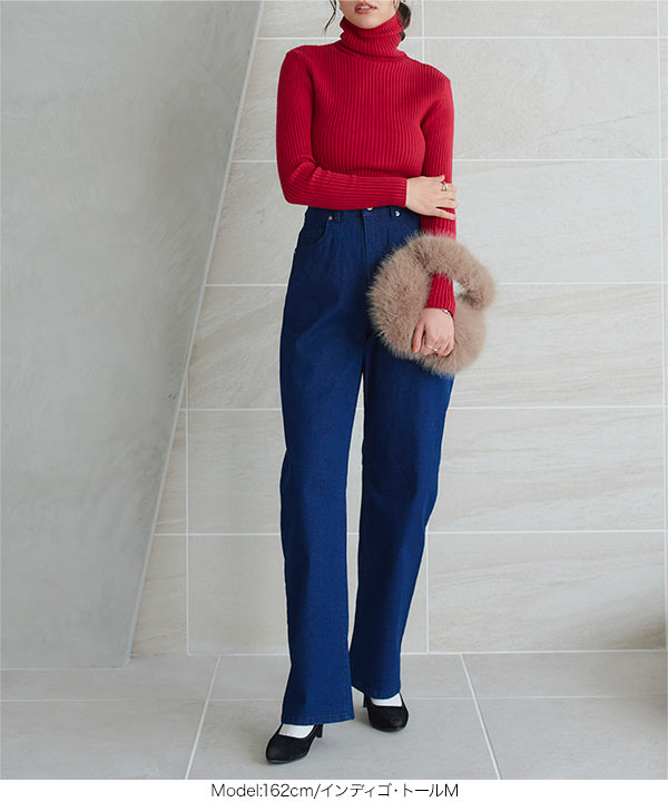 KOBE LETTUCE（神戸レタス） カーブパンツ お腹ポッコリ解消 デニム