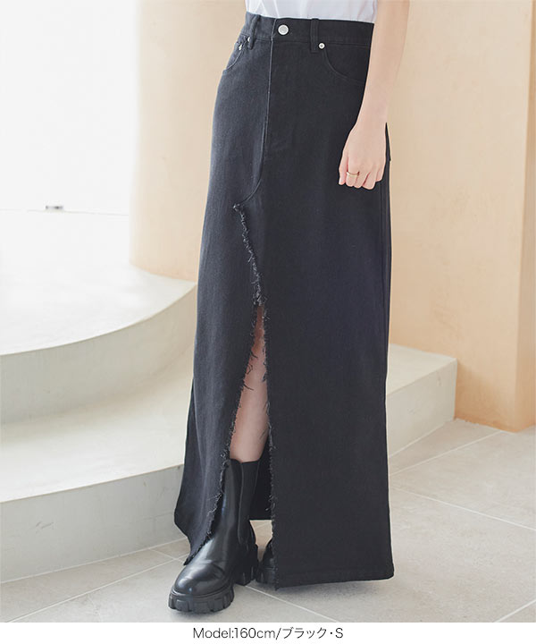 レディース デニムスカート R13/アールサーティーン】 JESSE SKIRT（デニムスカート）｜L