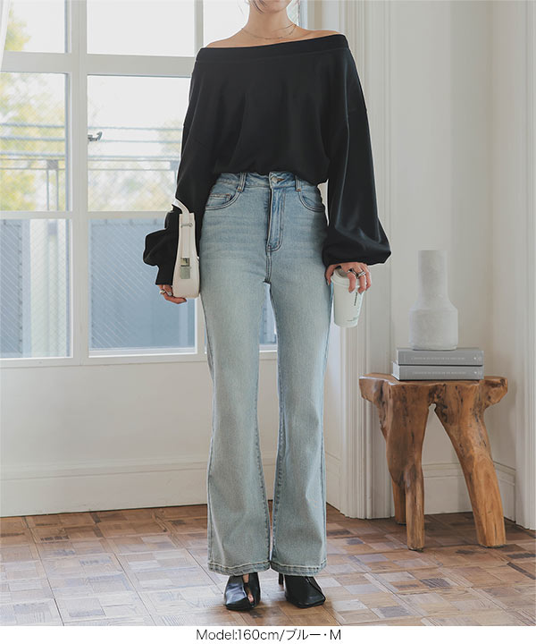 KOBE LETTUCE デニムパンツ レディース ジーンズ フレアデニム