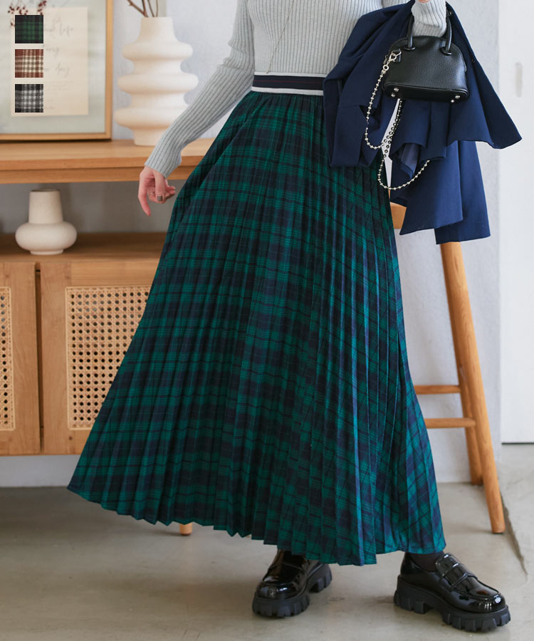 KOBE LETTUCE（神戸レタス） プリーツスカート レディース ロング丈