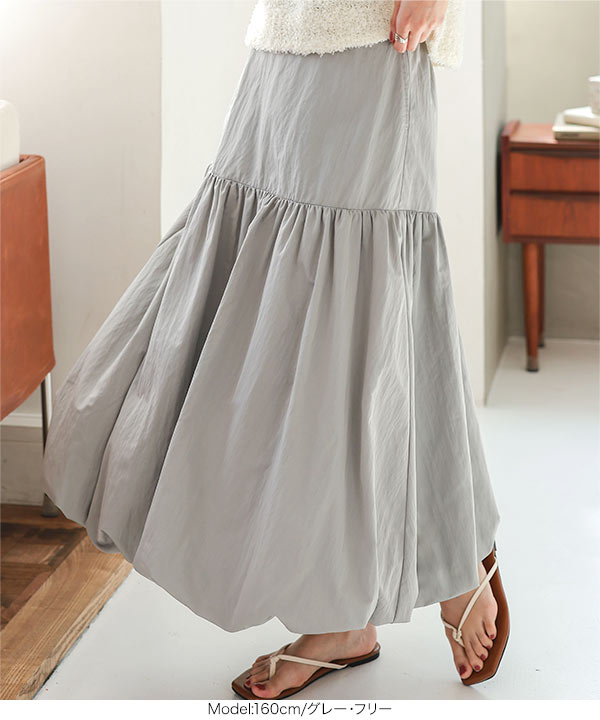 まきまきスカート　パープル×エメラルドグリーン Cotton Double Flower Print Skirt | Pasand by ne Quittez pas