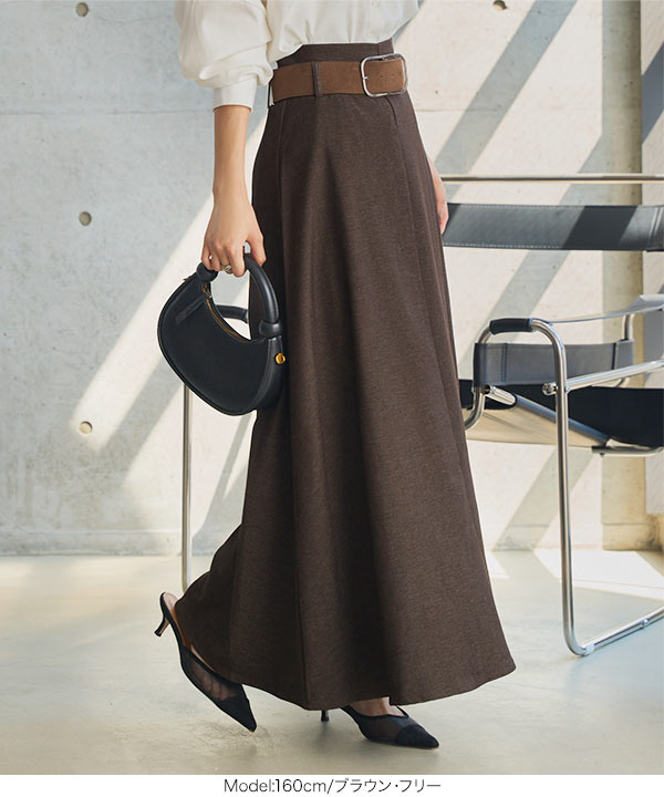 KOBE LETTUCE（神戸レタス） スカート ロング フレアスカート 50代 A