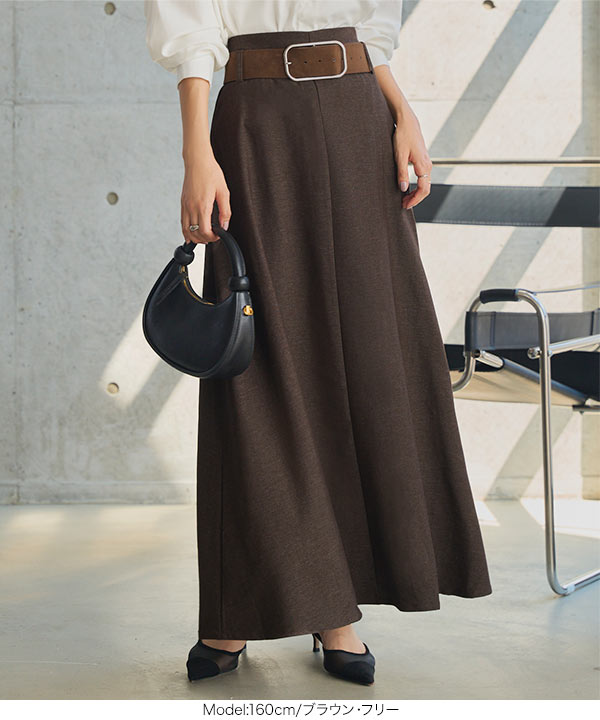 KOBE LETTUCE（神戸レタス） スカート ロング フレアスカート 50代 A