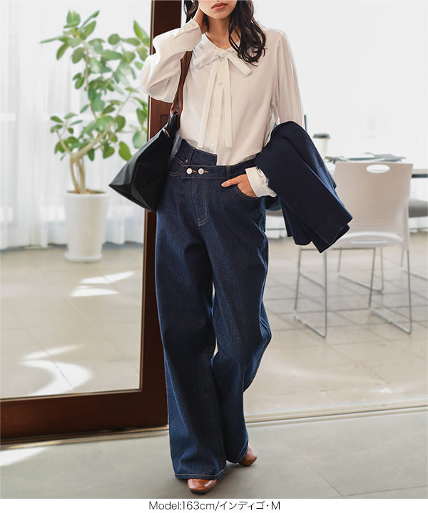 KOBE LETTUCE（神戸レタス） ワイドストレートデニム ワイドパンツ