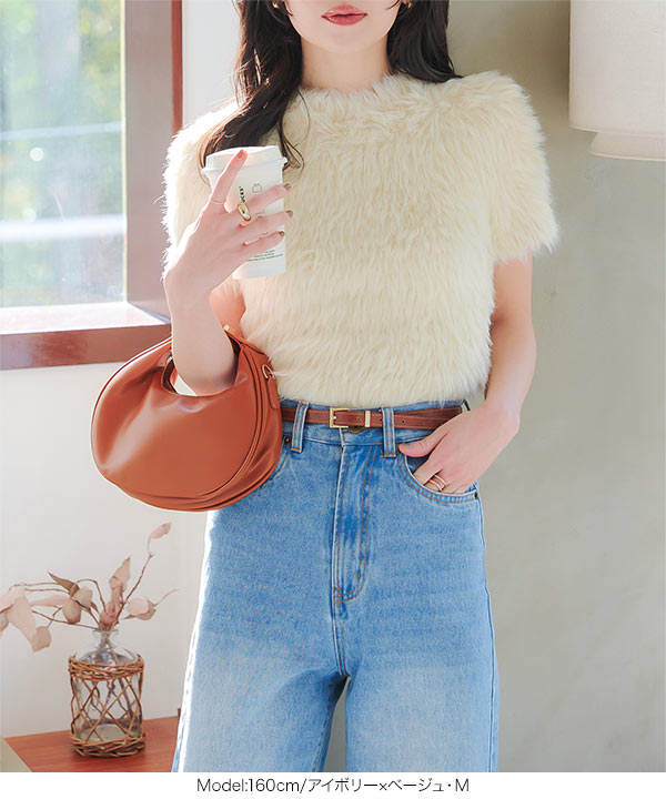 JACQUEMUS ほぼ新品オレンジ クロップドカーディガン32