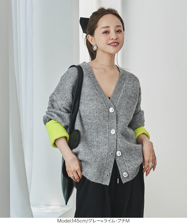 KOBE LETTUCE（神戸レタス） カーディガン ニット トップス レディース