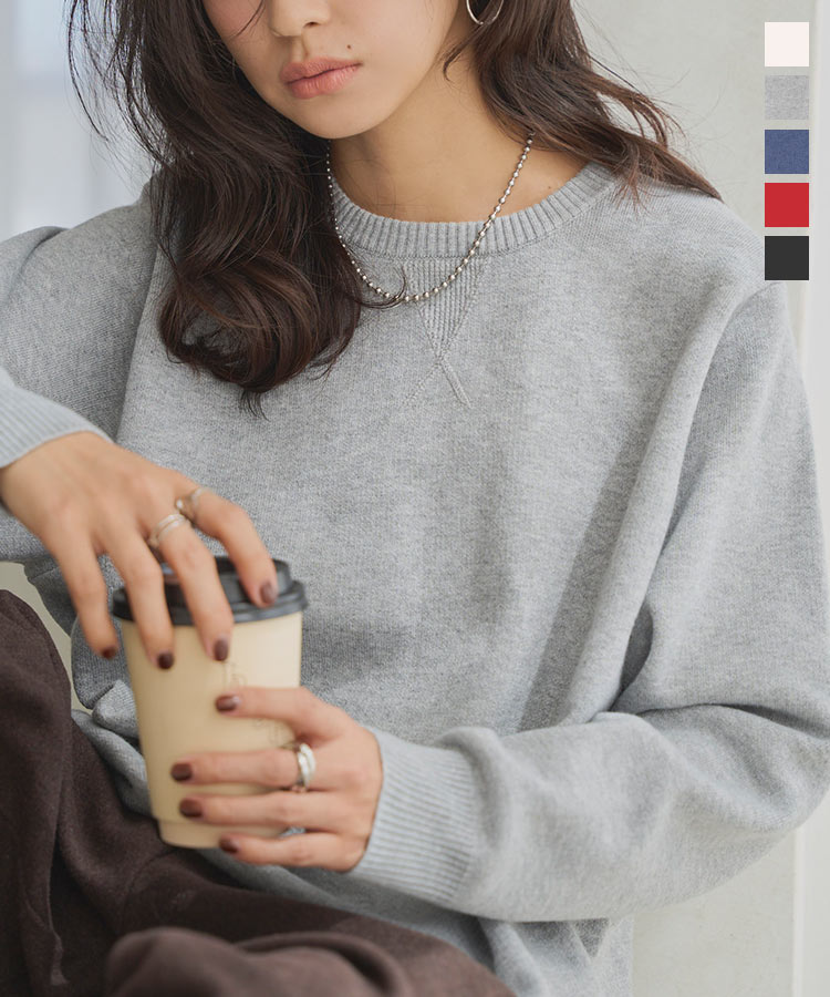KOBE LETTUCE（神戸レタス） ニット トップス 秋 冬 長袖 丸首