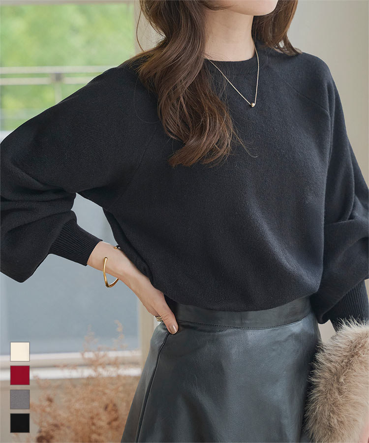 KOBE LETTUCE（神戸レタス） ニット レディース 50代 40代 クルー