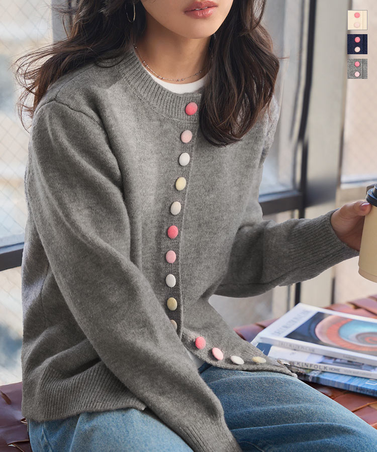 KOBE LETTUCE（神戸レタス） カーディガン レディース ニット 羽織り