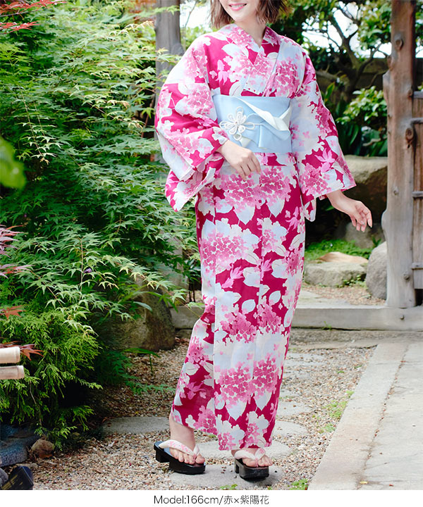 浴衣 レディース 花柄 浴衣単品 ゆかた 夏祭り まつり 花火大会 フリー