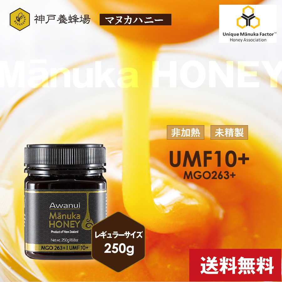 マヌカハニー UMF10 500g MGO263〜513相当 はちみつ 蜂蜜 MGO ハニー