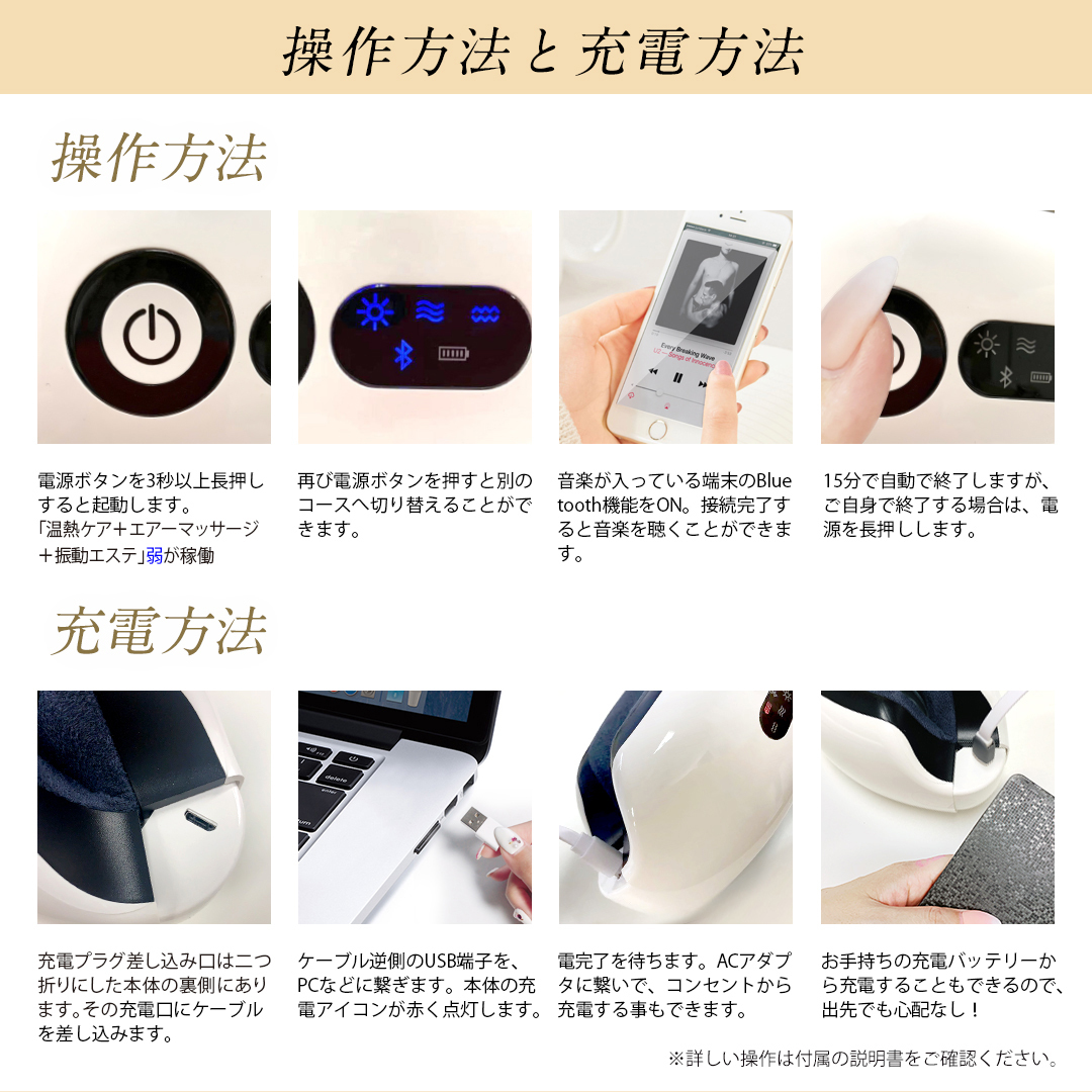 正規通販 ❤目元エステ❤ アイマッサージャー 可視化レンズ 目元ケア Bluetooth