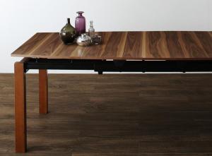 購入値下伸縮 ダイニングテーブル W140-240 (単品) 北欧テイスト 天然木ウォールナット材 Aurora オーロラ その他