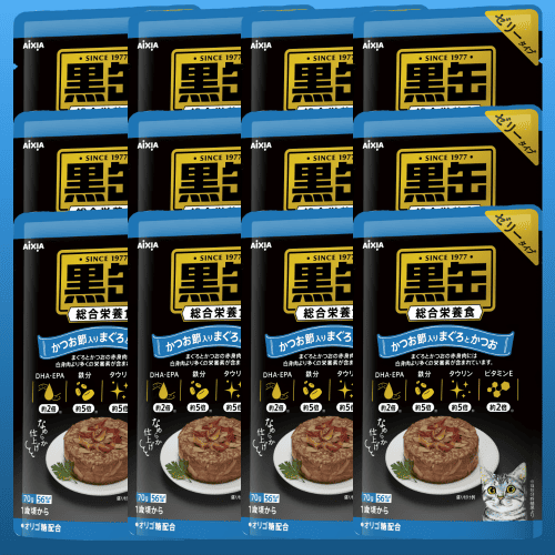 アイシア（AIXIA） キャットフード 猫 ウェット 猫缶 黒缶 猫 パウチ