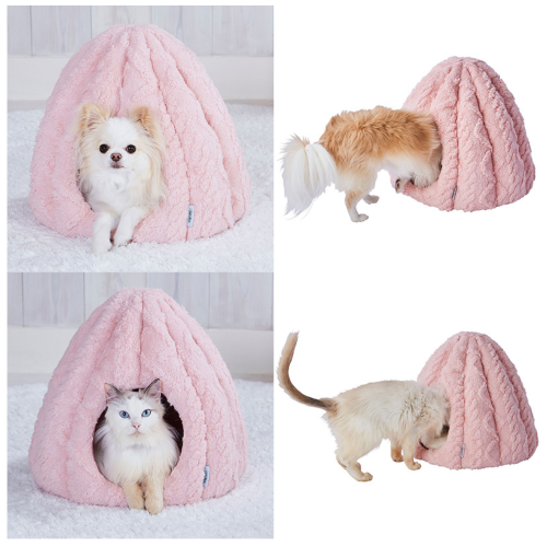 Add.Mate 猫 ベッド 冬 ハウス テント型 ドーム型 キャットハウス 室内