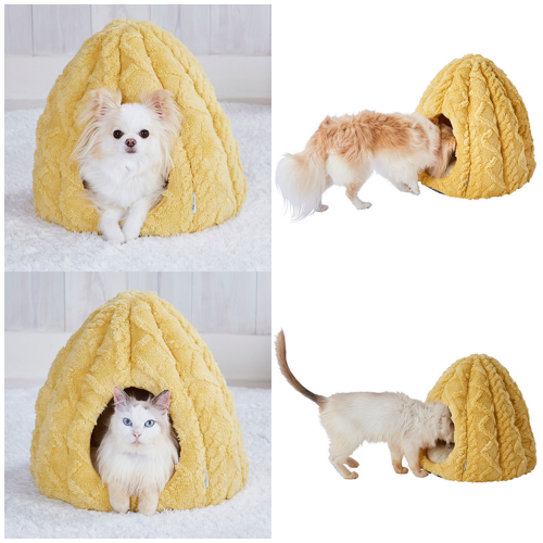Add.Mate 猫 ベッド 冬 ハウス テント型 ドーム型 キャットハウス 室内