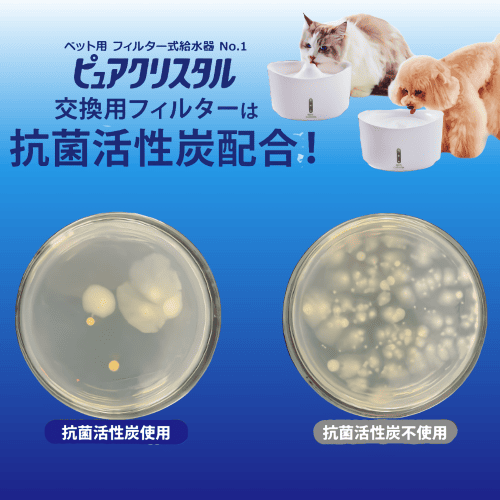 ピュアクリスタル 猫 水飲み器 給水器 軟水化フィルター 純正品 交換