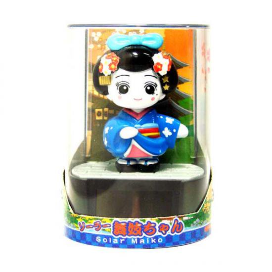 ソーラートイ ソーラー舞妓ちゃん 赤、ピンク、青、黒 JAPAN