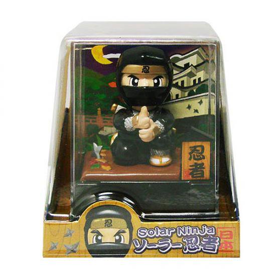 ソーラートイ ソーラー侍、忍者、幸福屋のお富ちゃん JAPAN SOLOR TOY
