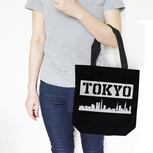 トートバック 東京 マチ付き TOTEBAG TOKYO CANVAS 厚手 キャンバス 綿 