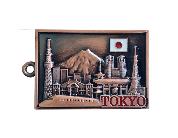 キーホルダー 日本 KEY RING JAPAN 東京名所 浅草 雷門 スカイ