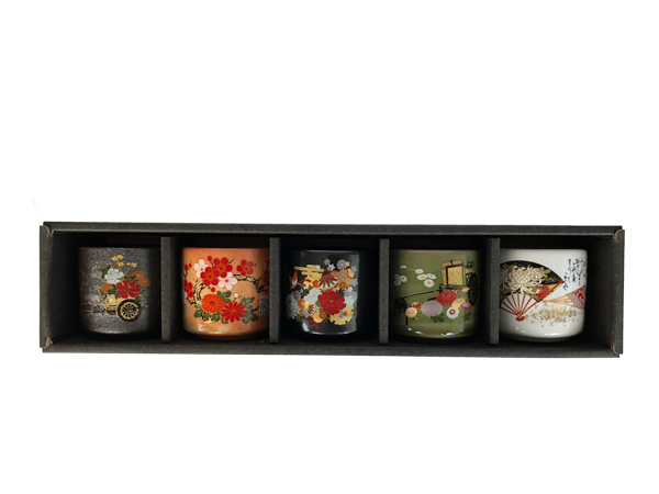 ぐい呑み5個 酒器 ぐいのみ5個セット JAPAN SAKE DRINKING SET 日本製 おちょこ5個