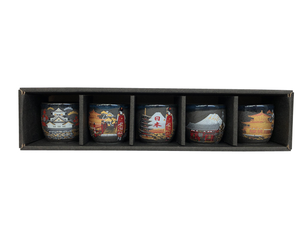 酒器 ぐいのみ5個セット JAPAN SAKE DRINKING SET 日本製 おちょこ5個