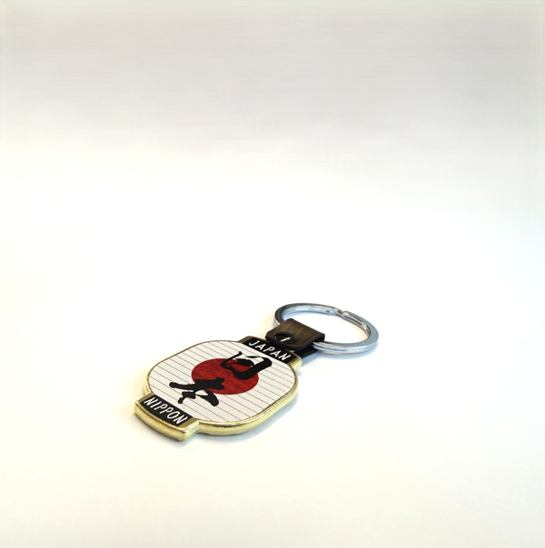 キーホルダー メタル提灯型 雷門、日本 KEY RING JAPAN 浅草 雷門 日本