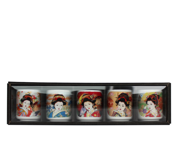 酒器 ミニぐいのみ5個セット JAPAN SAKE DRINKING SET 日本製 おちょこ