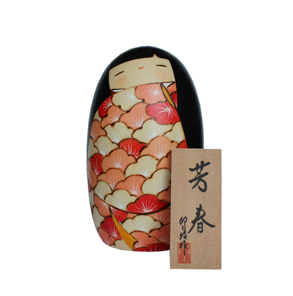 こけし 卯三郎 芳春、幸の花 KOKESHI JAPN 内閣総理大臣賞受賞作者 創作こけし 日本製 木工品 工芸品 ホームステイ インバウンド  海外出張に :OZA-173:kodawari-stick - 通販 - Yahoo!ショッピング