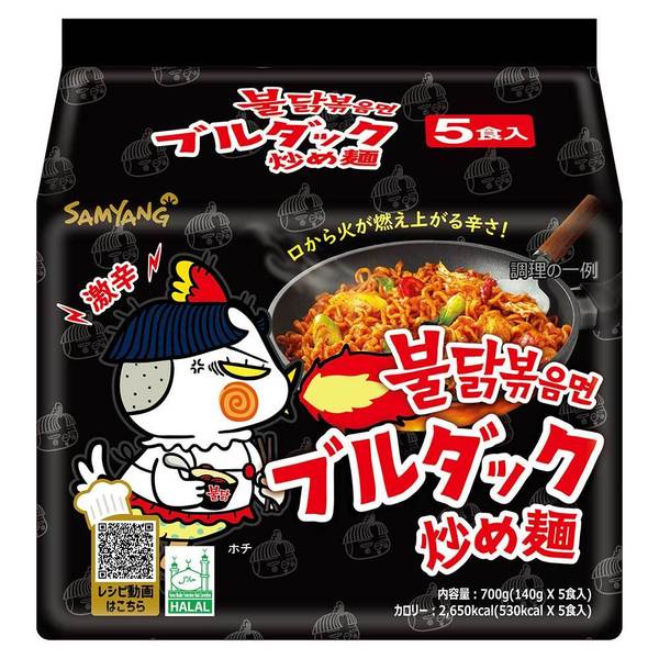袋麺 カップ麺 韓国 ブルダック炒め麺袋(5P) |  | 01