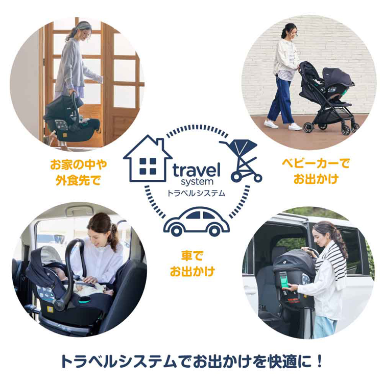 パクトプロトラベルシステムベビーカーベビーシートカトージKATOJIJoieトラベルシステムパクトプロシェールjoie 