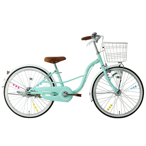 自転車 20インチ ピンク ラベンダー ライトグリーン オートライト かわいい (完成車)シャーリー 20インチ ジュニアサイクル SHL20HDD (代引不可) (TD)_3