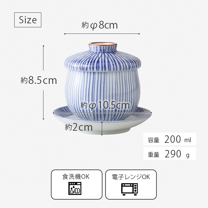 ５客　翠山菊紅葉　受皿付 茶碗蒸し　新品 199644608-3.jpg