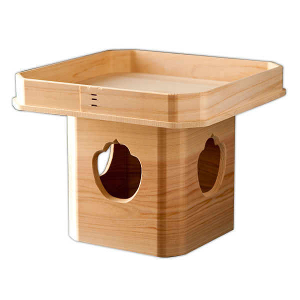 お正月 三宝 木製 9寸 鏡餅 飾り 高級 日本製 木製三宝（9寸