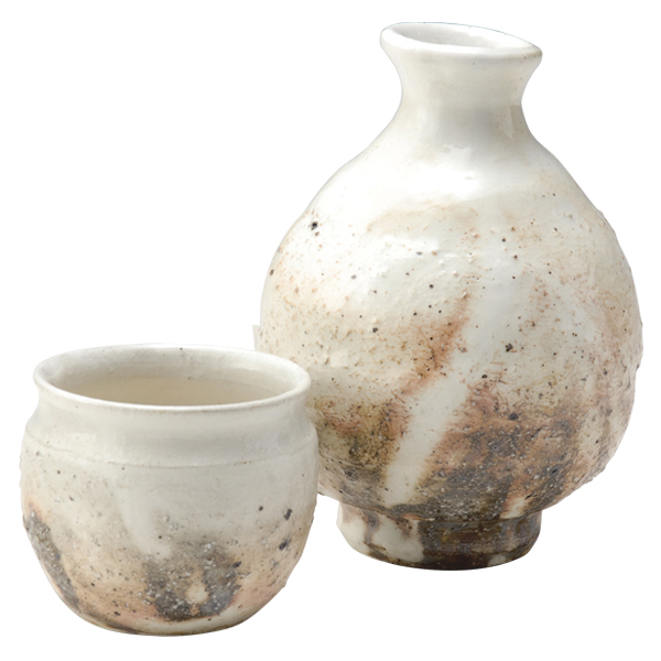 徳利セット 徳利 粉引徳利セット G5-3324、G5-3325 陶器 和風 酒器