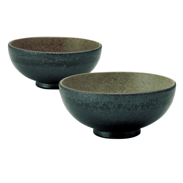 夫婦湯呑 Sumi-iro ごはん碗ペア GB5-17-04 食器 茶碗 ご飯 ペア